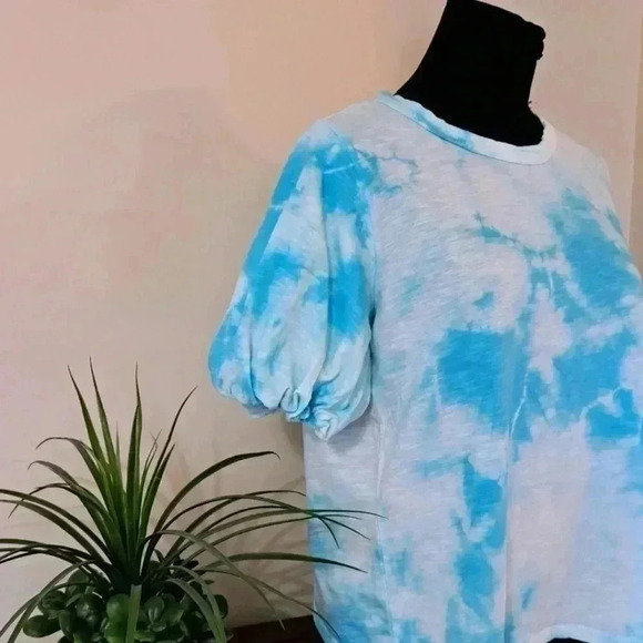 ❤️ Hashttag Tie-dye Short  Sleeved T-shirt - Picture 4 of 11
